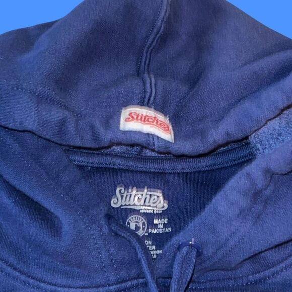 Stitches Kansas City Royals Hoodie Blue MLB Playoffs Hoodie Size Large - Picture 7 of 8